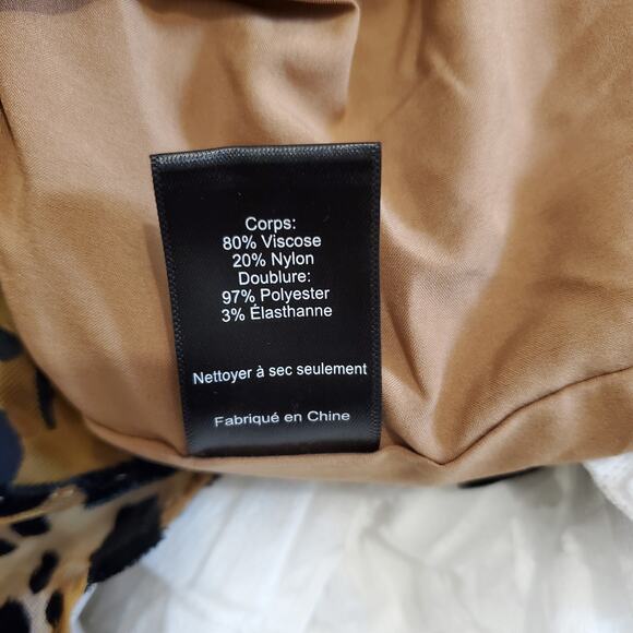 ASTR DRESS WOMEN'S SMALL LEOPARD  NIKITA TIERED RUFFLE HEM SHORT MINI VELVET - Picture 13 of 17